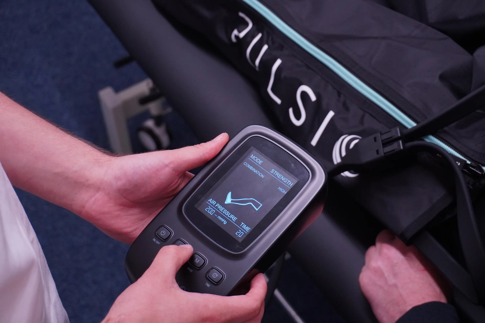 Pulsio recovery system at Muscle Relief Therapy Swansea