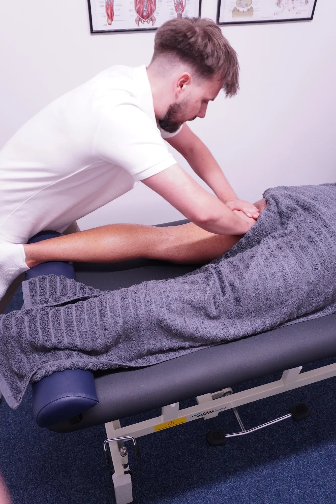 Sports massage therapy session at Muscle Relief Therapy Swansea
